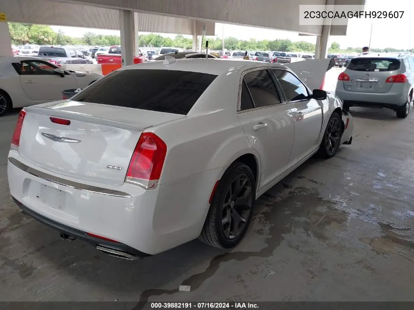 2015 Chrysler 300 Limited VIN: 2C3CCAAG4FH929607 Lot: 39882191