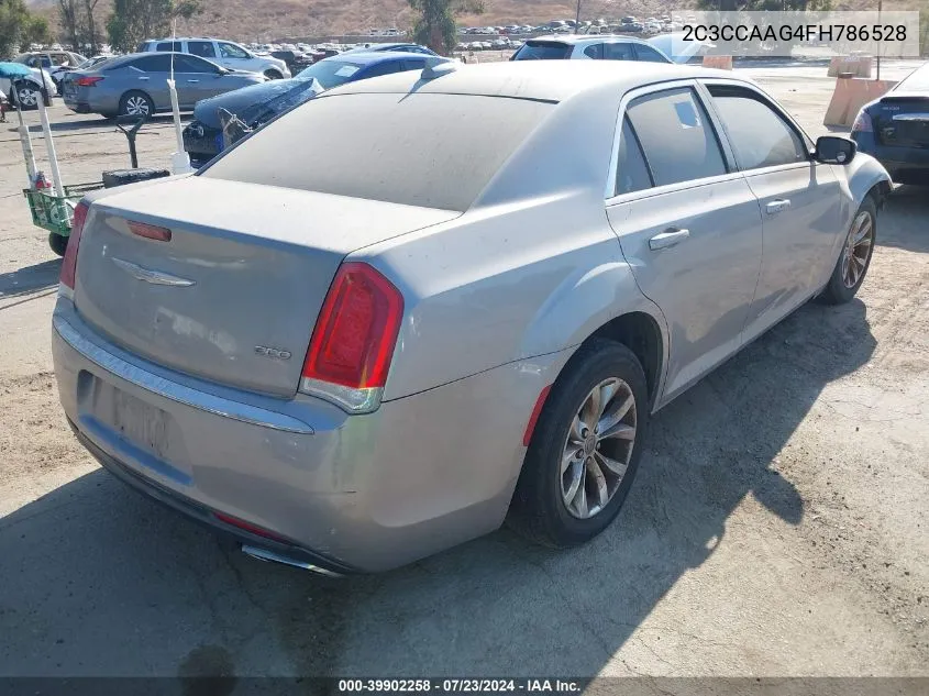 2015 Chrysler 300 Limited VIN: 2C3CCAAG4FH786528 Lot: 39902258