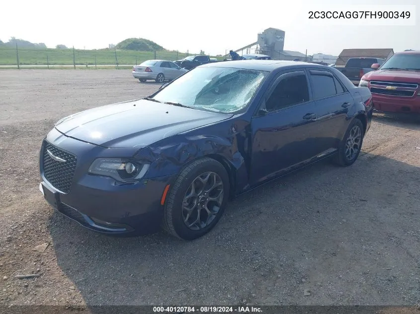 2C3CCAGG7FH900349 2015 Chrysler 300 300S