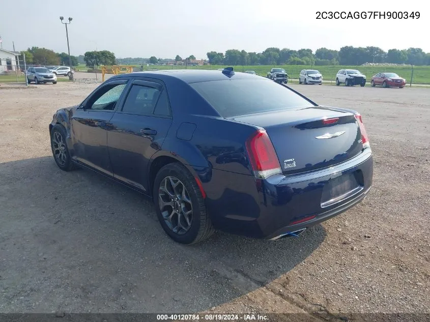 2C3CCAGG7FH900349 2015 Chrysler 300 300S