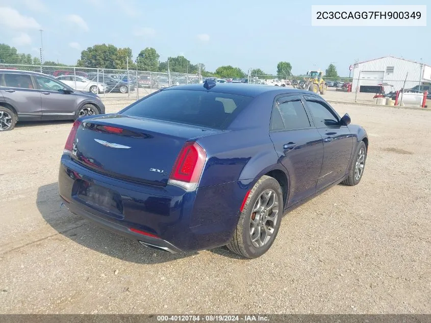 2015 Chrysler 300 300S VIN: 2C3CCAGG7FH900349 Lot: 40120784