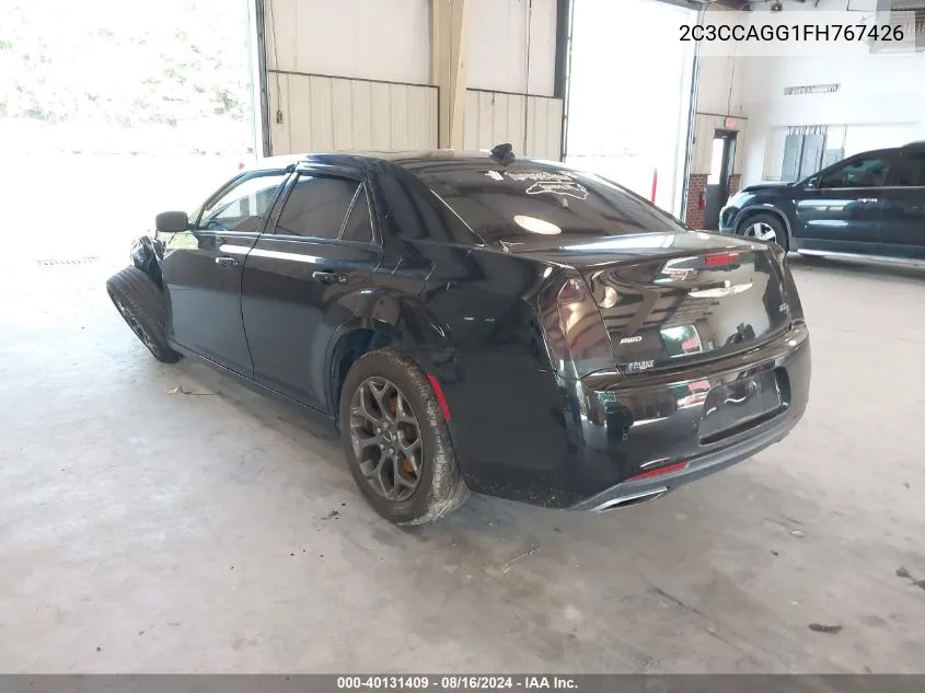 2C3CCAGG1FH767426 2015 Chrysler 300 300S