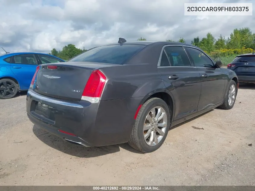 2C3CCARG9FH803375 2015 Chrysler 300 Limited