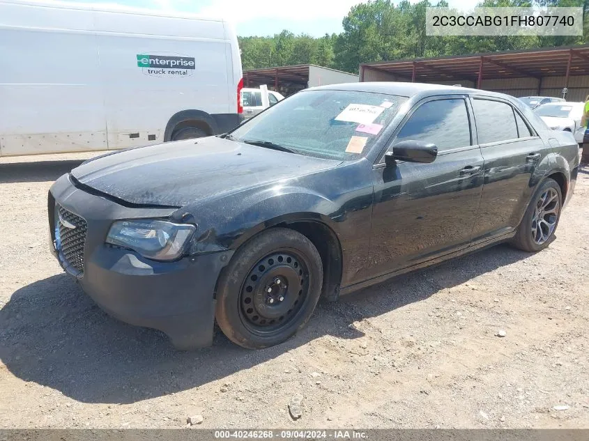 2C3CCABG1FH807740 2015 Chrysler 300 S