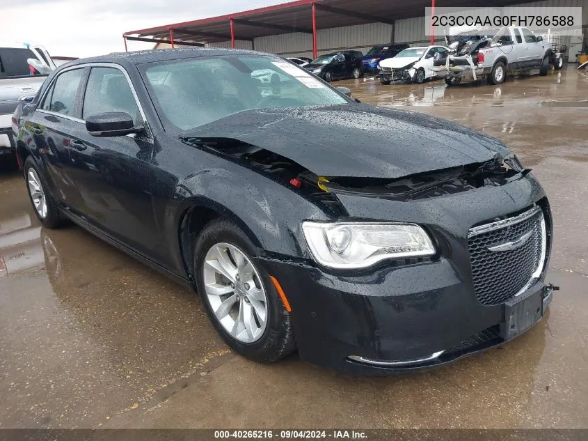 2015 Chrysler 300 Limited VIN: 2C3CCAAG0FH786588 Lot: 40265216