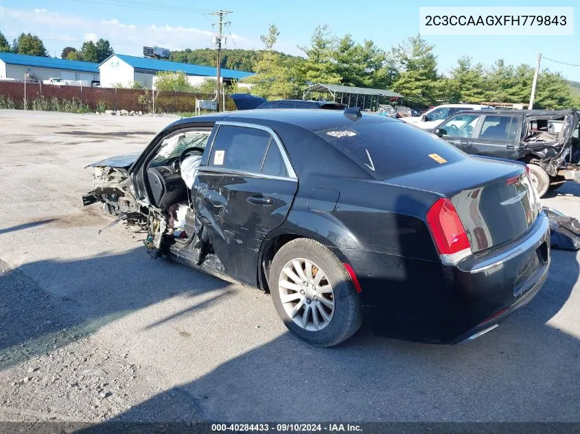 2015 Chrysler 300 Limited VIN: 2C3CCAAGXFH779843 Lot: 40284433