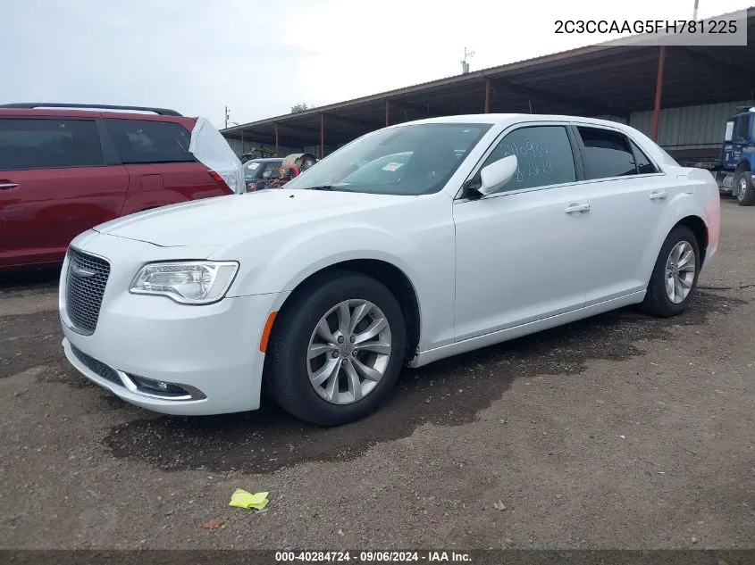 2015 Chrysler 300 Limited VIN: 2C3CCAAG5FH781225 Lot: 40284724