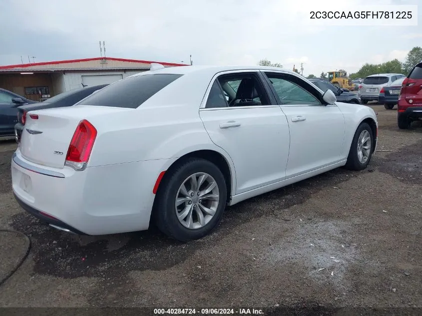 2C3CCAAG5FH781225 2015 Chrysler 300 Limited