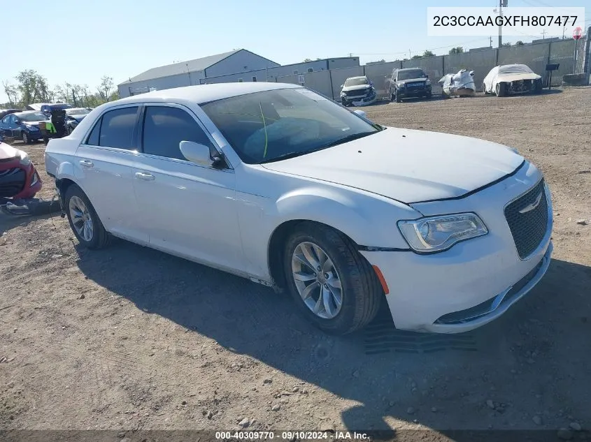 2015 Chrysler 300 Limited VIN: 2C3CCAAGXFH807477 Lot: 40309770