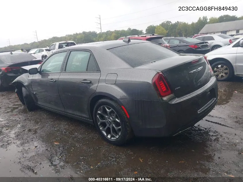 2C3CCAGG8FH849430 2015 Chrysler 300 300S