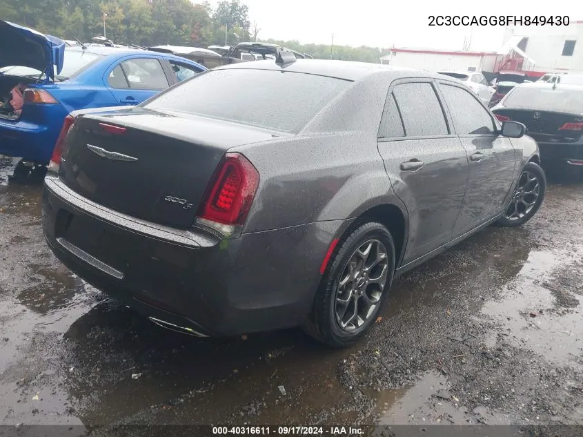 2C3CCAGG8FH849430 2015 Chrysler 300 300S