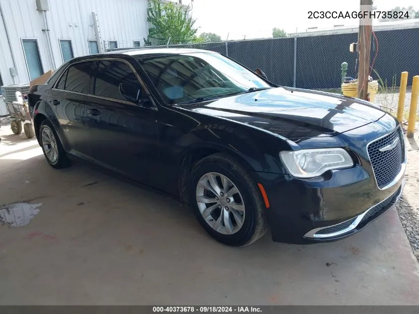 2015 Chrysler 300 Limited VIN: 2C3CCAAG6FH735824 Lot: 40373678