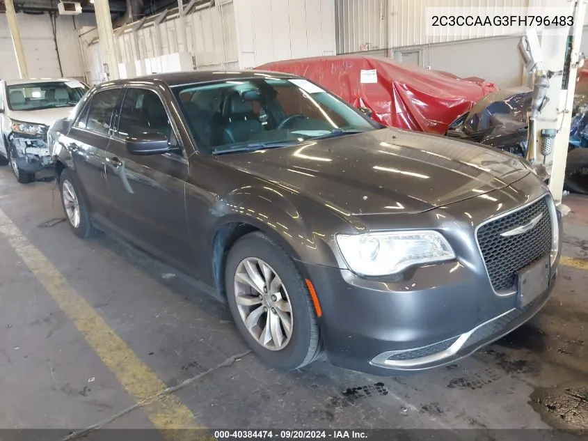 2015 Chrysler 300 Limited VIN: 2C3CCAAG3FH796483 Lot: 40384474