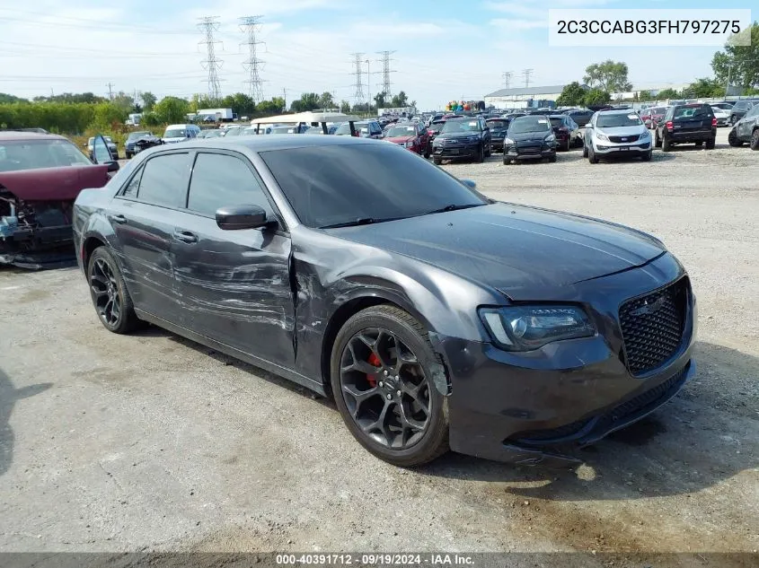 2015 Chrysler 300 300S VIN: 2C3CCABG3FH797275 Lot: 40391712