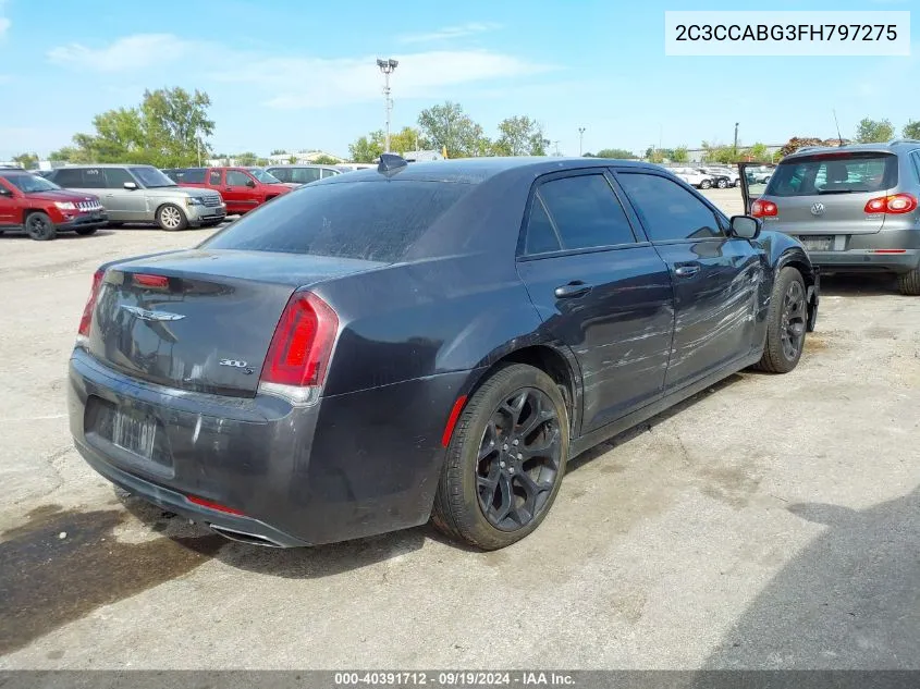 2C3CCABG3FH797275 2015 Chrysler 300 300S