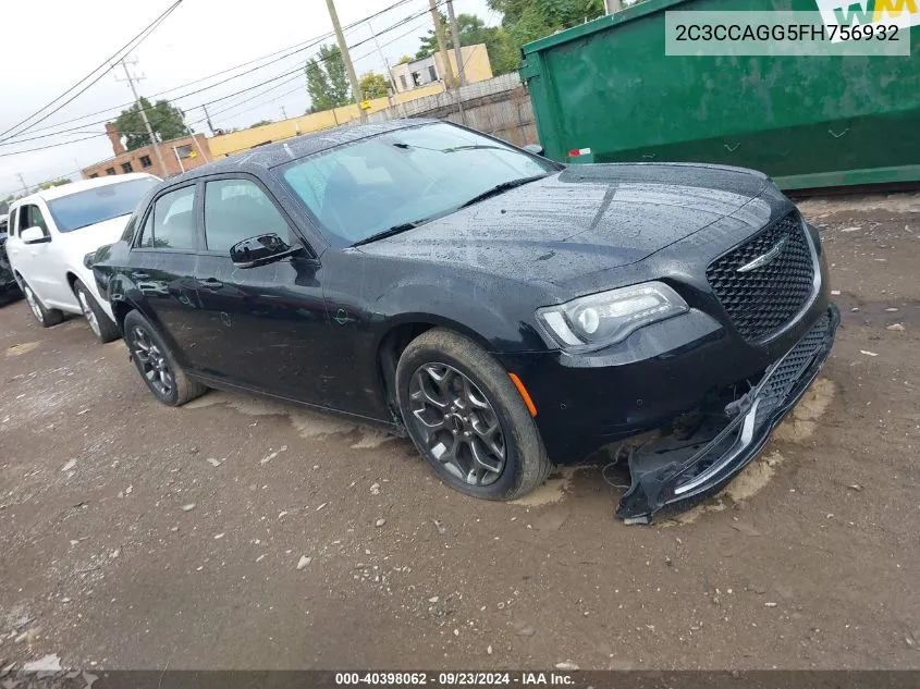 2C3CCAGG5FH756932 2015 Chrysler 300 S