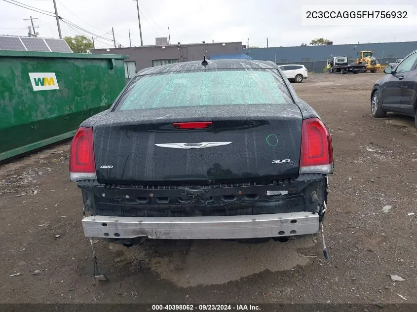 2C3CCAGG5FH756932 2015 Chrysler 300 S