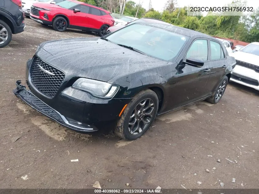 2C3CCAGG5FH756932 2015 Chrysler 300 S