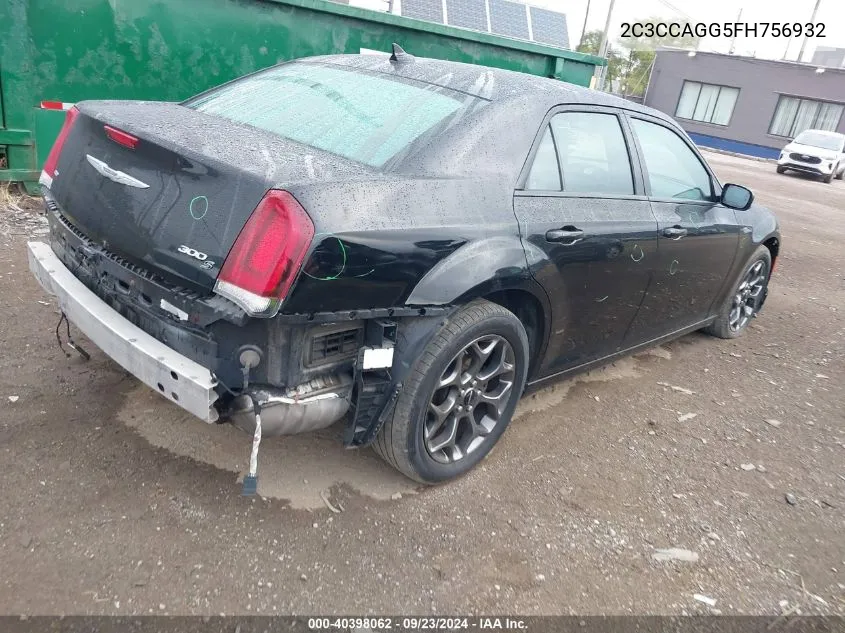 2C3CCAGG5FH756932 2015 Chrysler 300 S