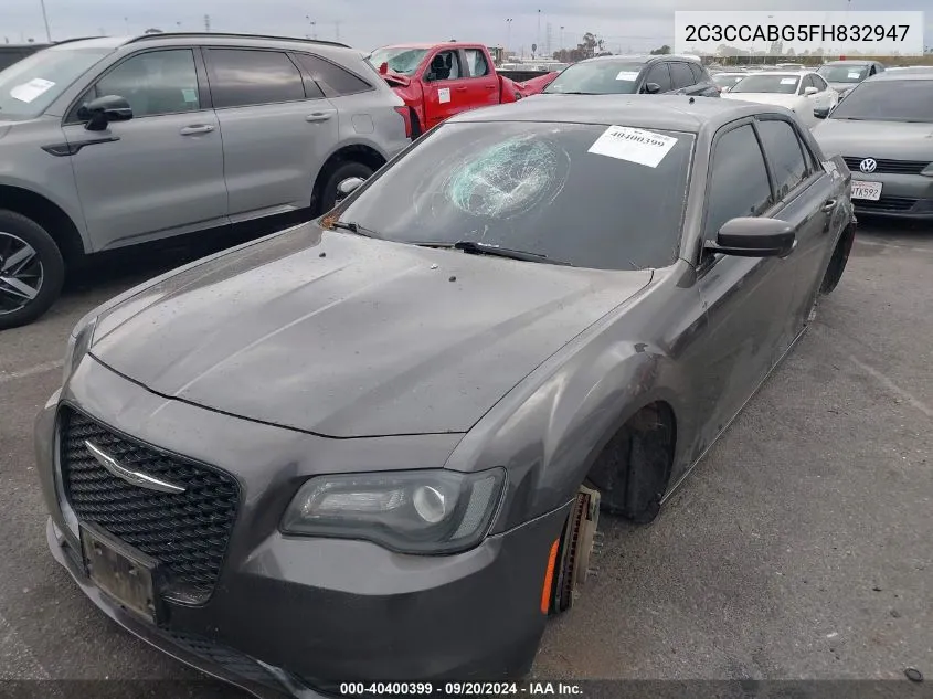 2015 Chrysler 300 300S VIN: 2C3CCABG5FH832947 Lot: 40400399