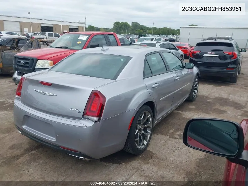 2C3CCABG2FH853951 2015 Chrysler 300 300S