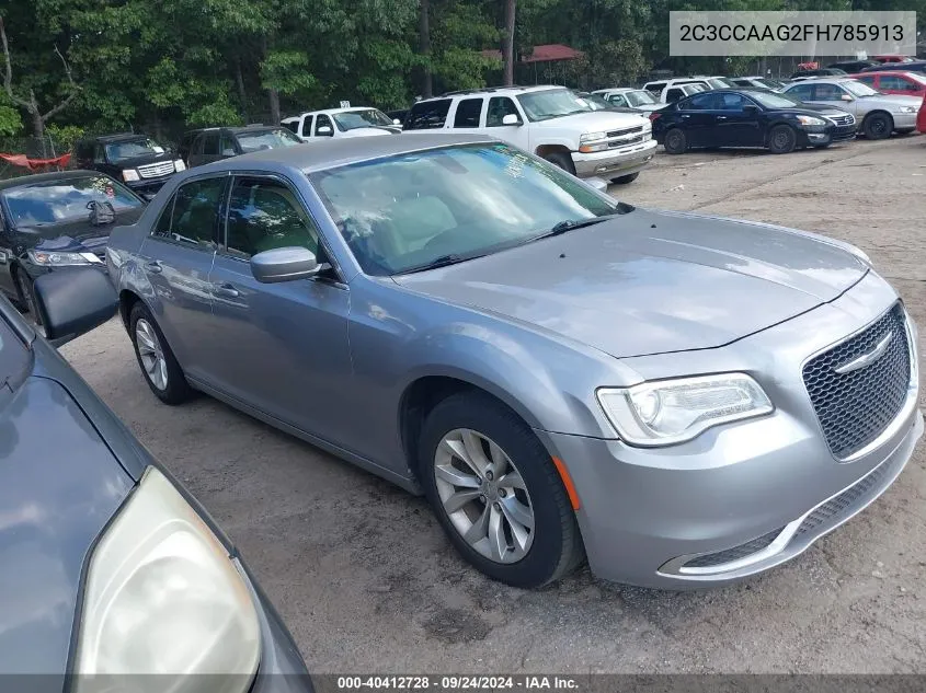 2015 Chrysler 300 Limited VIN: 2C3CCAAG2FH785913 Lot: 40412728