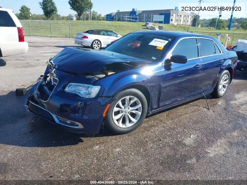 2C3CCAAG2FH849920 2015 Chrysler 300 Limited