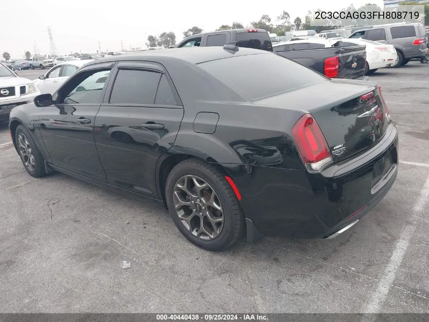 2015 Chrysler 300 300S VIN: 2C3CCAGG3FH808719 Lot: 40440438