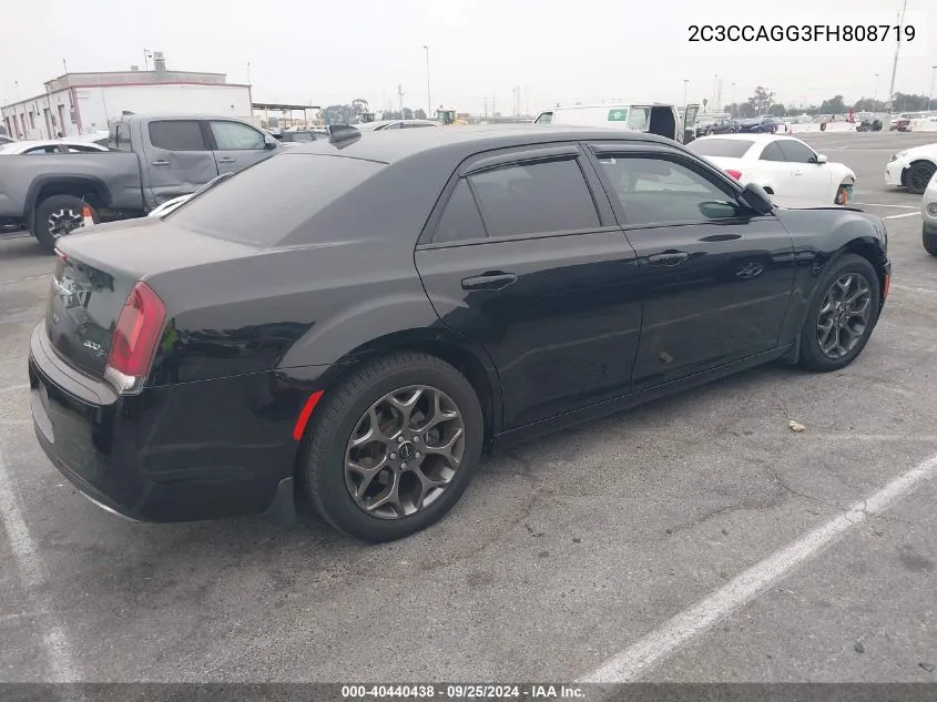 2C3CCAGG3FH808719 2015 Chrysler 300 300S