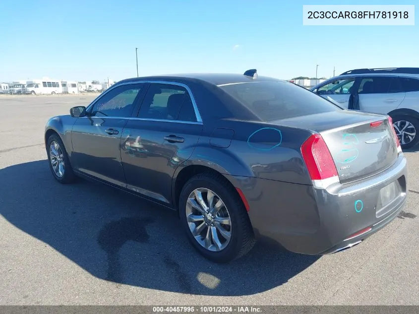 2C3CCARG8FH781918 2015 Chrysler 300 Limited