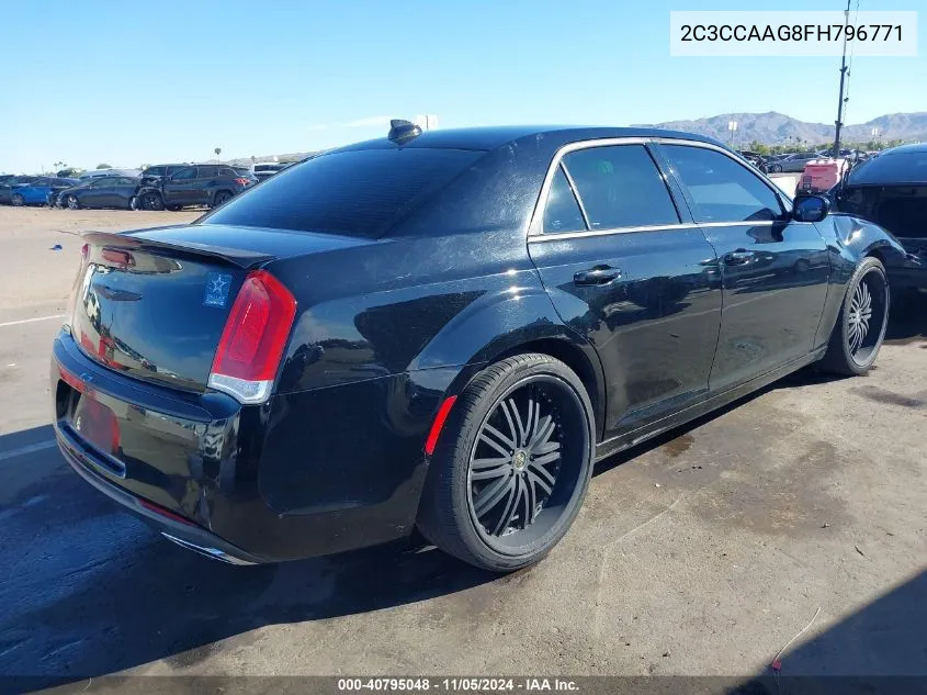 2015 Chrysler 300 Limited VIN: 2C3CCAAG8FH796771 Lot: 40795048