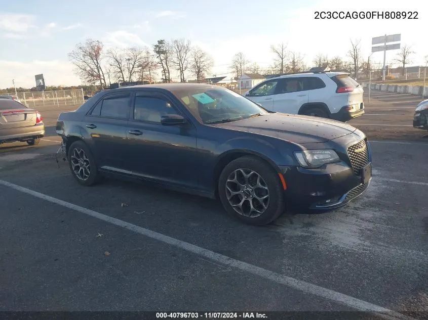 2015 Chrysler 300 300S VIN: 2C3CCAGG0FH808922 Lot: 40796703