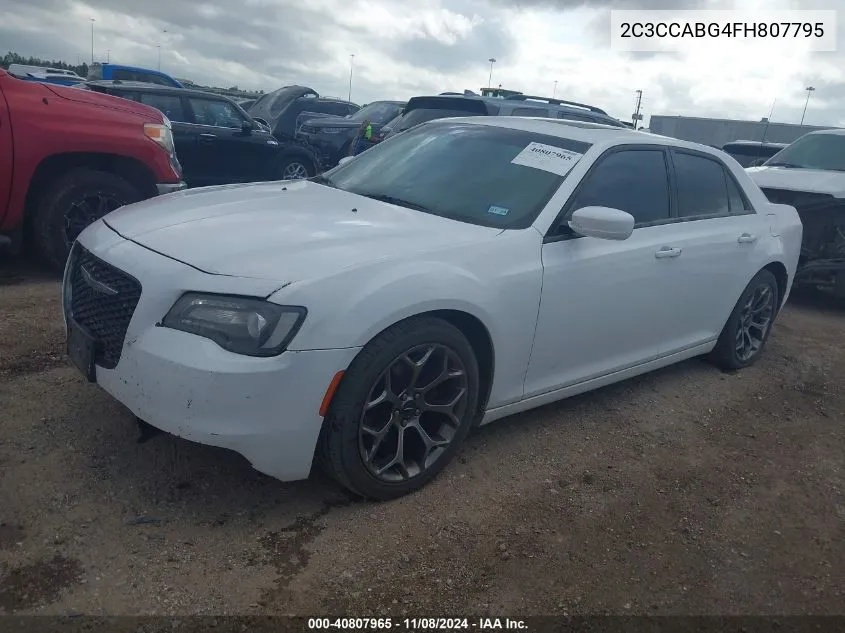 2015 Chrysler 300 300S VIN: 2C3CCABG4FH807795 Lot: 40807965