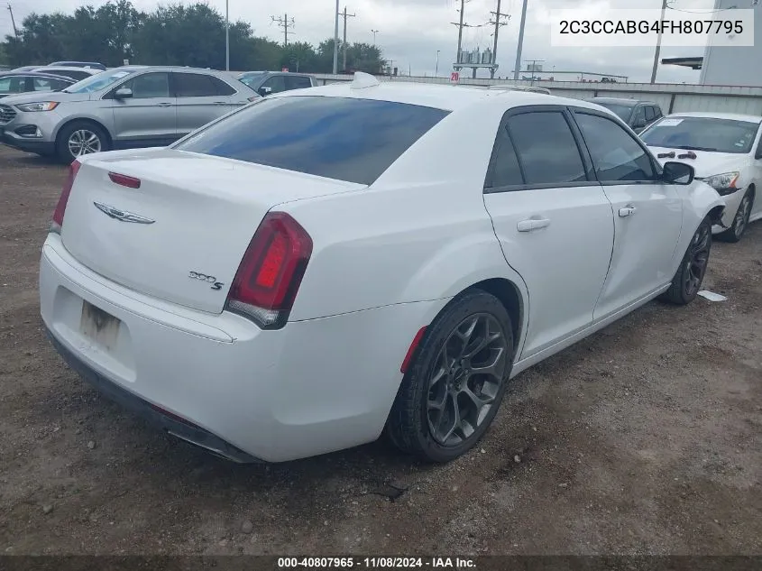 2015 Chrysler 300 300S VIN: 2C3CCABG4FH807795 Lot: 40807965