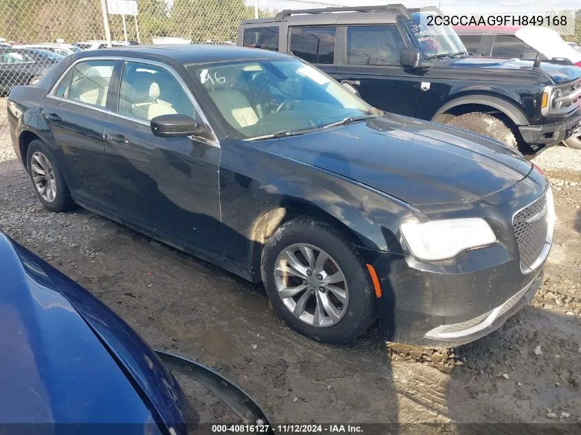 2015 Chrysler 300 Limited VIN: 2C3CCAAG9FH849168 Lot: 40816127