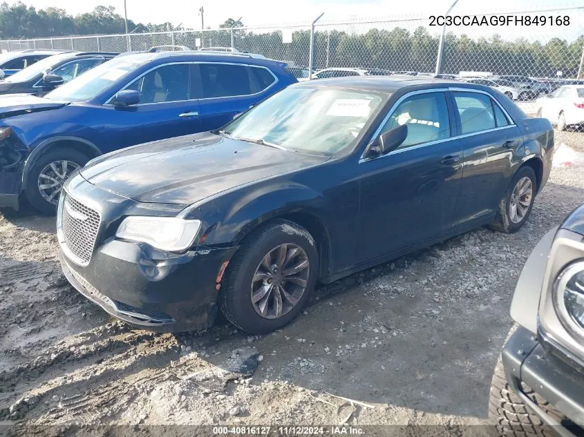 2015 Chrysler 300 Limited VIN: 2C3CCAAG9FH849168 Lot: 40816127