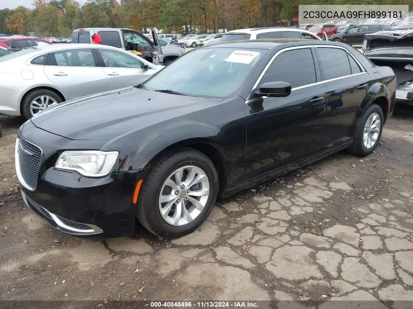 2015 Chrysler 300 Limited VIN: 2C3CCAAG9FH899181 Lot: 40848496