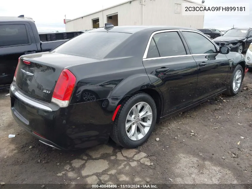 2015 Chrysler 300 Limited VIN: 2C3CCAAG9FH899181 Lot: 40848496