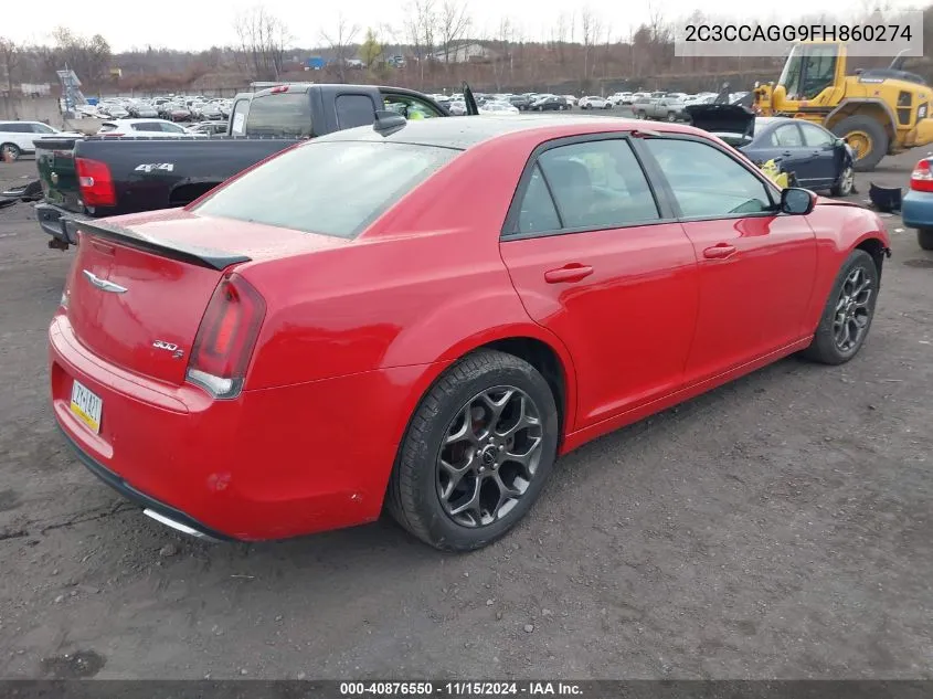 2015 Chrysler 300 300S VIN: 2C3CCAGG9FH860274 Lot: 40876550