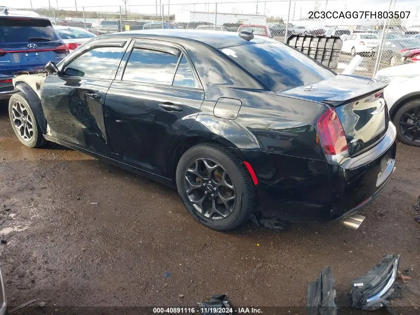 2015 Chrysler 300 300S VIN: 2C3CCAGG7FH803507 Lot: 40891116