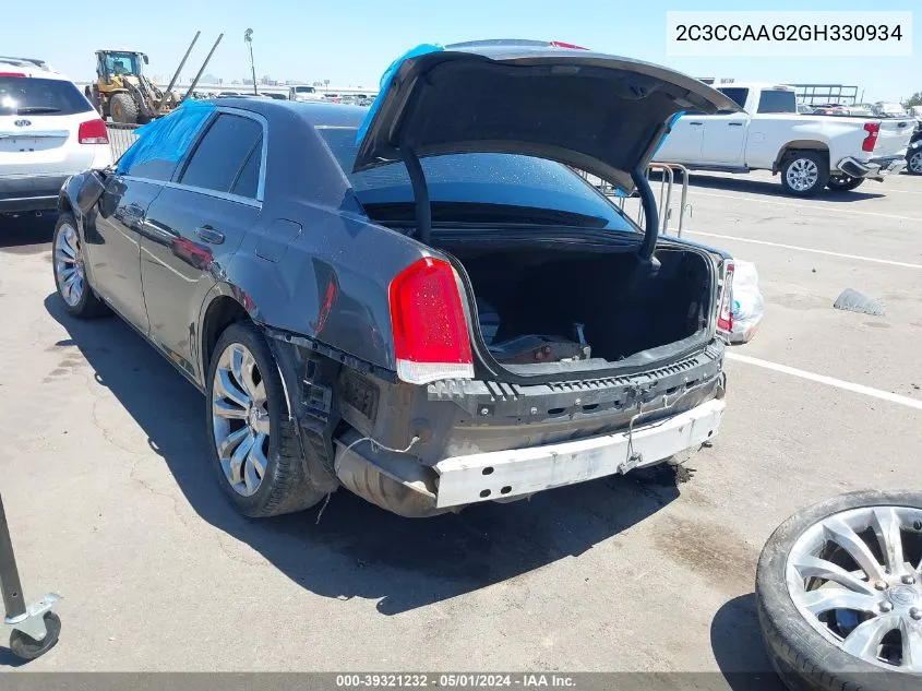 2C3CCAAG2GH330934 2016 Chrysler 300 Anniversary Edition