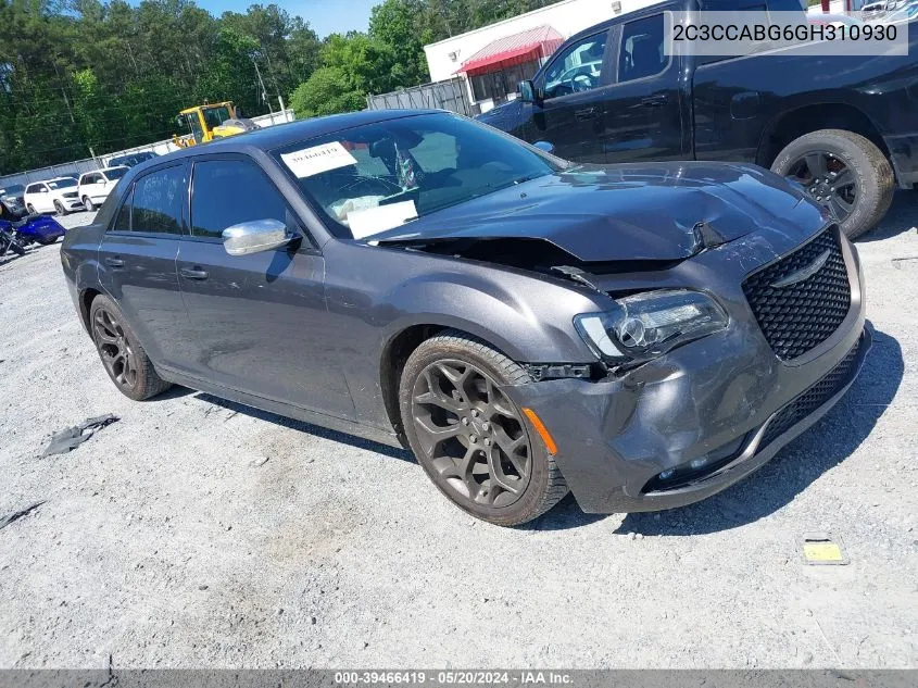 2C3CCABG6GH310930 2016 Chrysler 300 300S Alloy Edition