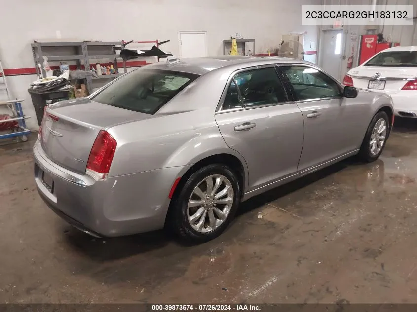 2016 Chrysler 300 Limited VIN: 2C3CCARG2GH183132 Lot: 39873574