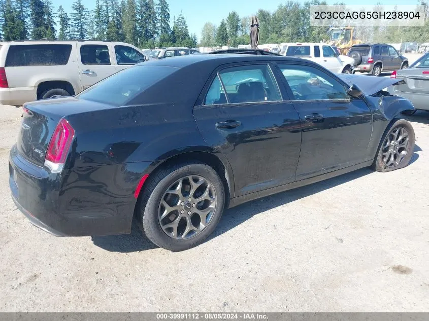 2016 Chrysler 300 S VIN: 2C3CCAGG5GH238904 Lot: 39991112