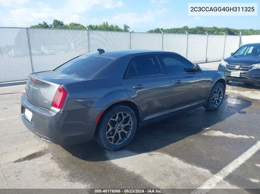 2016 Chrysler 300 300S VIN: 2C3CCAGG4GH311325 Lot: 40176566