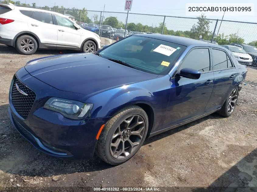 2016 Chrysler 300 300S VIN: 2C3CCABG1GH310995 Lot: 40183282