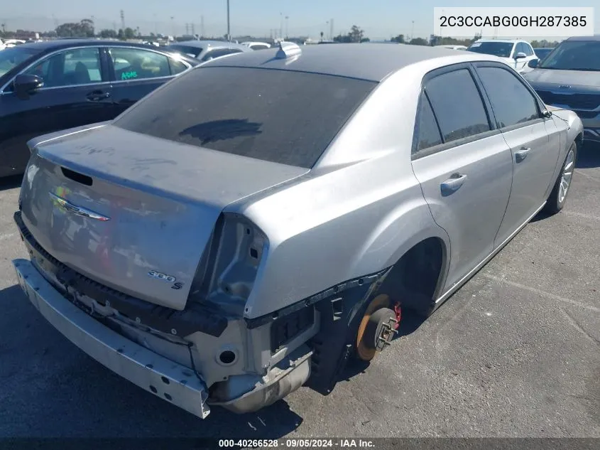 2C3CCABG0GH287385 2016 Chrysler 300 S