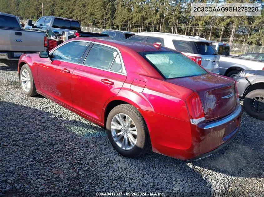 2C3CCAAG9GH278220 2016 Chrysler 300 Anniversary Edition