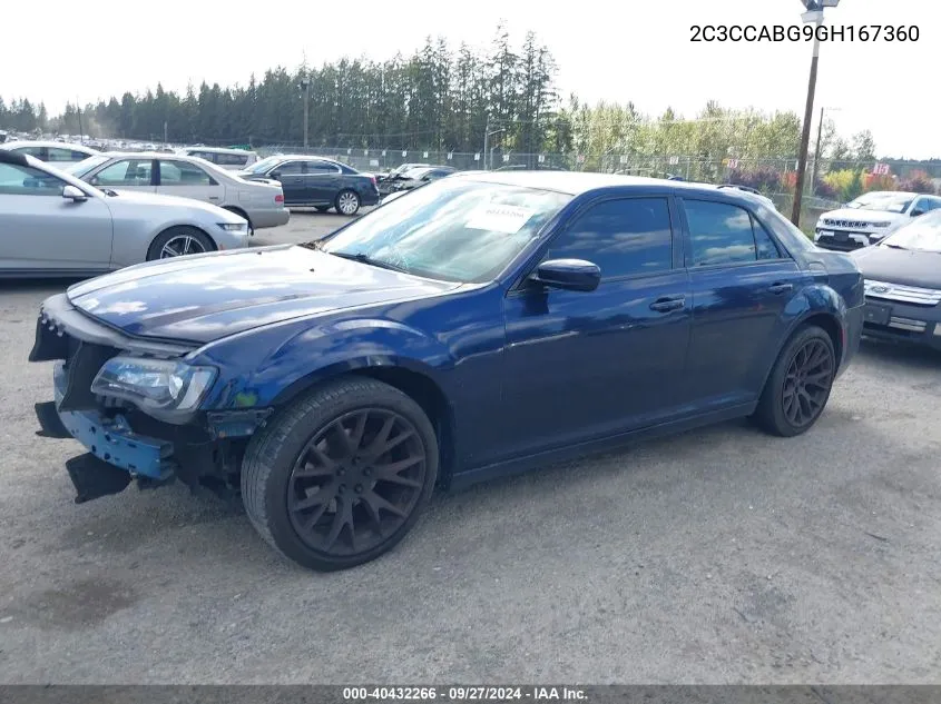 2C3CCABG9GH167360 2016 Chrysler 300 300S