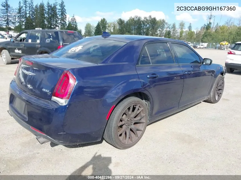 2C3CCABG9GH167360 2016 Chrysler 300 300S